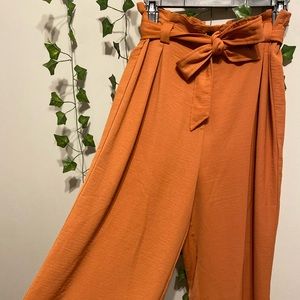 Stradivarius Orange Dress Pants - Size Medium